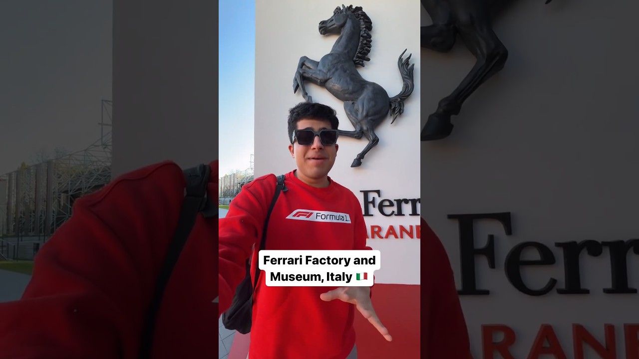 Ferrari Factory and Museum in Italy🇮🇹😍 What's your favourite car? #ferrari #italy #ferrarilaferrari