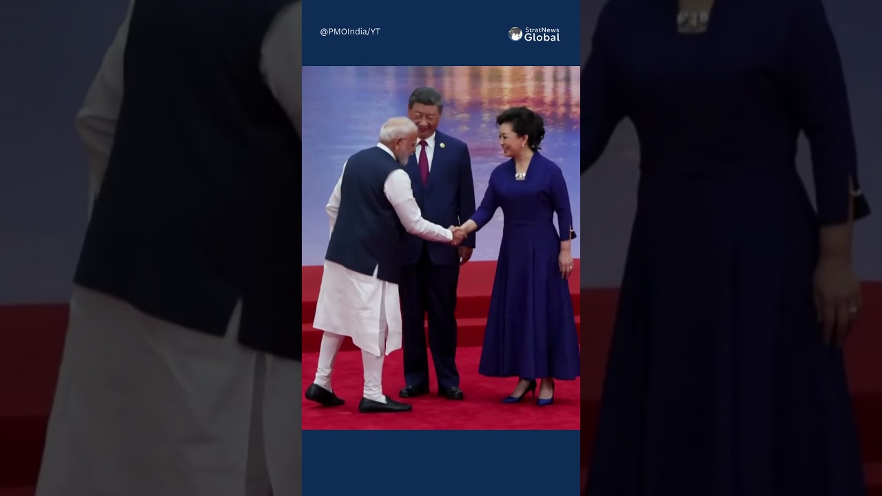 #China: PM Narendra Modi arrives at the official reception at SCO in Tianjin | #shorts #modi #india