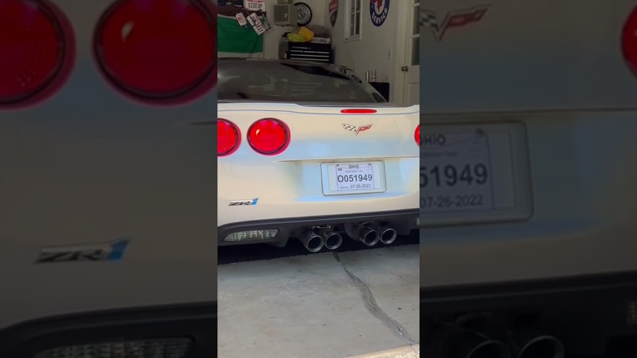 Cammed ZR1 start up exhaust