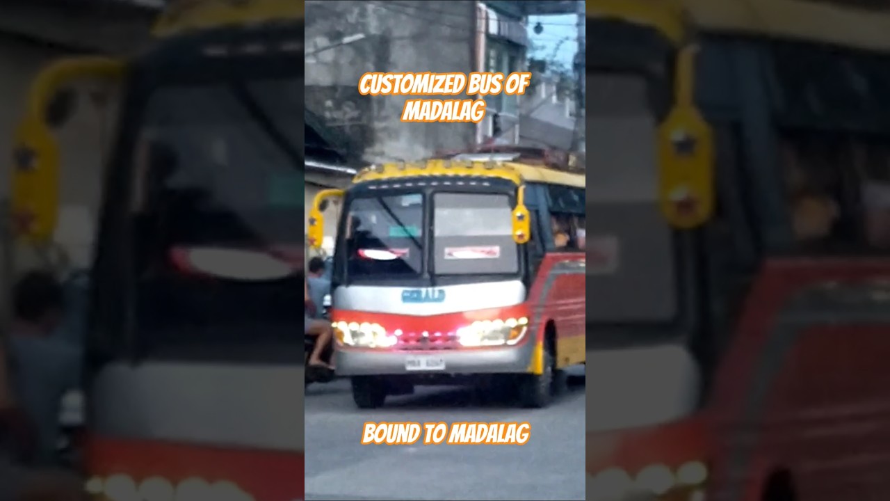 Customized Bus of Madalag #busphotography #pitiksnidandan #aklanonbusspotter #shorts