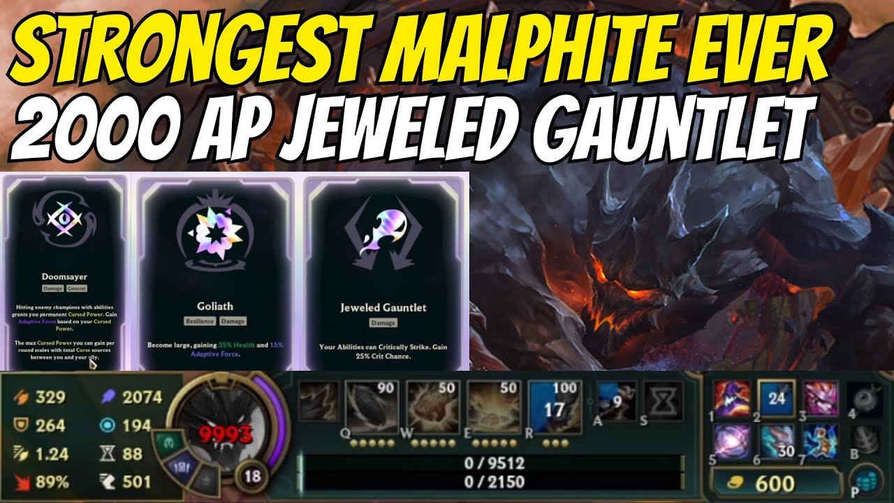 💣 1 Shot City: AP Malphite Literally BLOWING UP My Opponents | Arena A to Z 5.0 ⚡