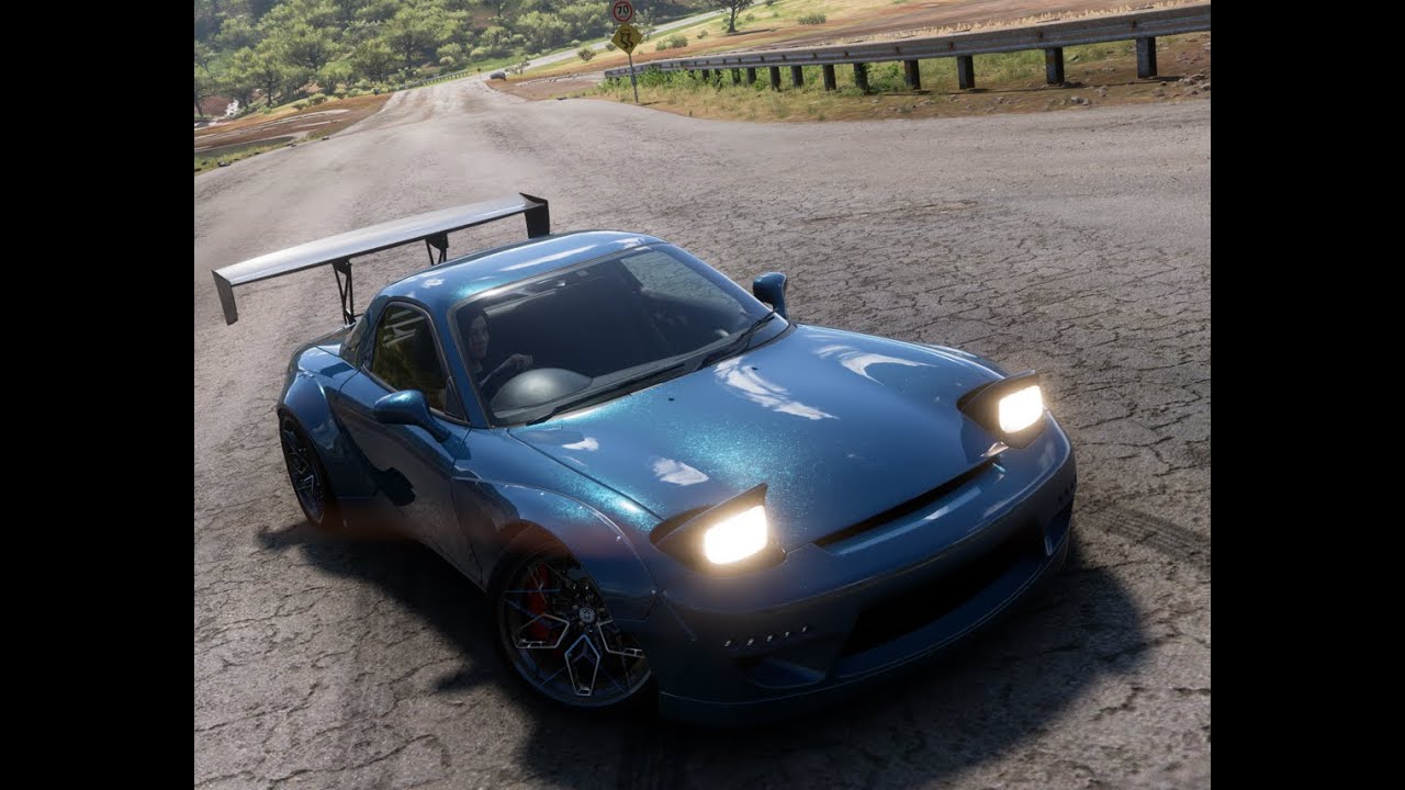 forza horizon mazda rx7 mountain drift rotary rtx 5090 logitech g923 g29