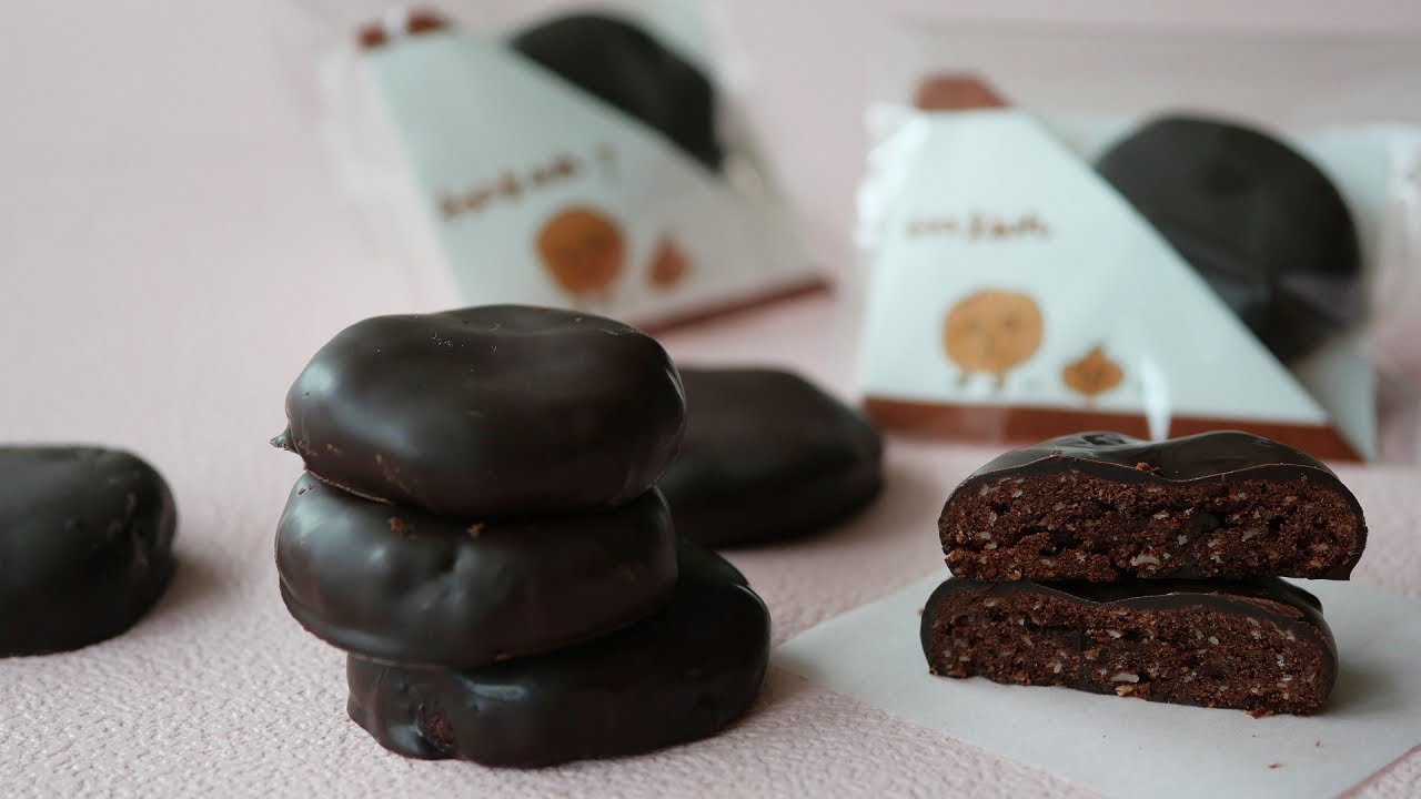 オートミールでカントリーマアムの「チョコまみれ」作ってみた | Oatmeal Chocolate Cookies