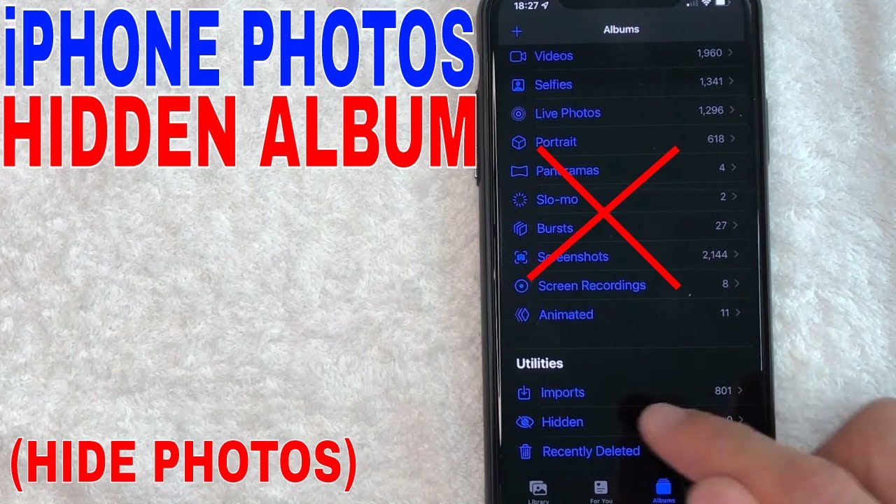 ✅  How To Create Hidden Photo Album On iPhone 🔴