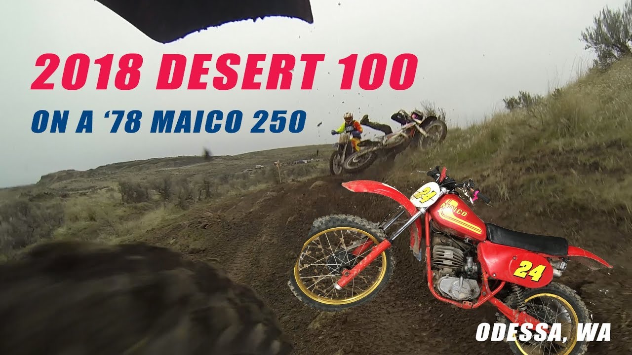 2018 Desert 100 on a 1978 Maico 250