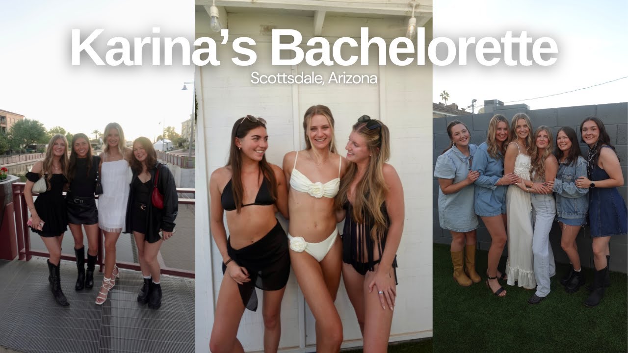 SCOTTSDALE BACHELORETTE VLOG 💍🌵 Karina’s Bach Trip!
