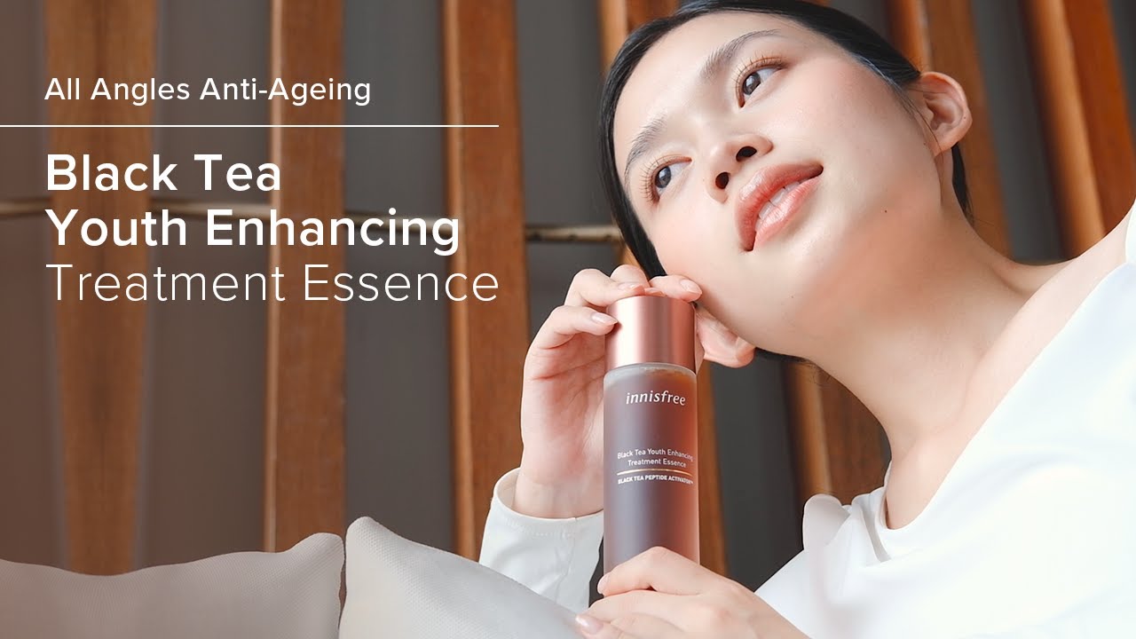 [GIVEAWAY] Anti-Ageing & 360° Glowing Skin? | innisfree Black Tea Youth Enhancing Treatment Essence