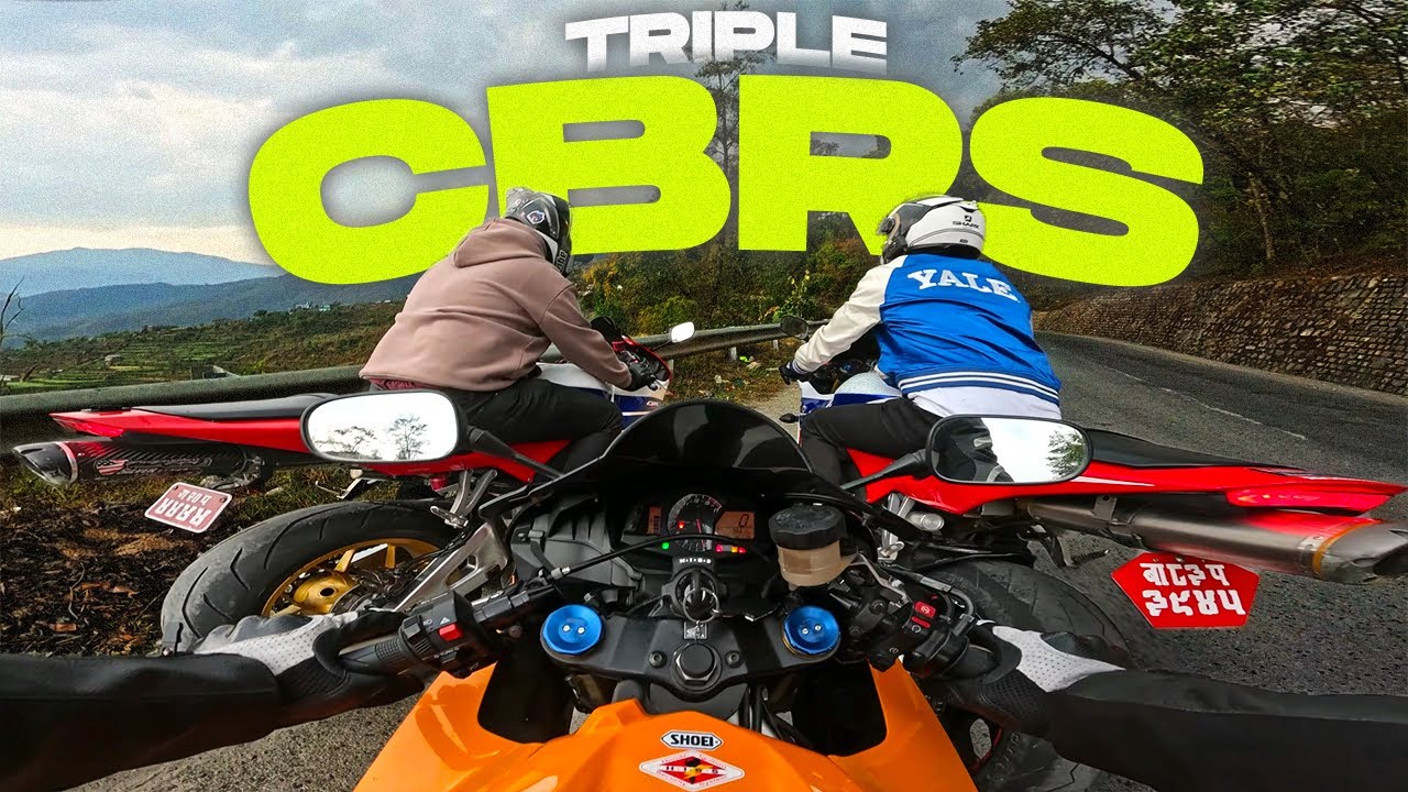 3 CBRs Hyper Ride to Lumle!