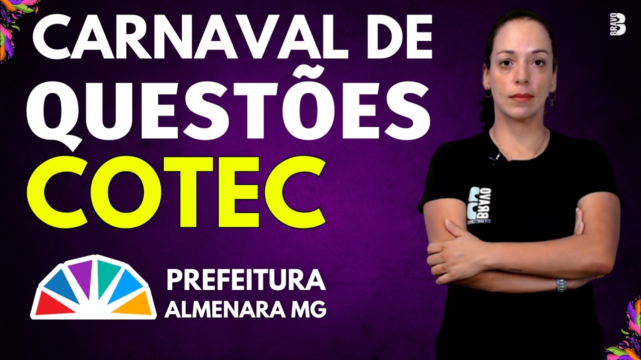 PORTUGUÊS | BANCA COTEC | CONCURSO PREFEITURA ALMENARA MG