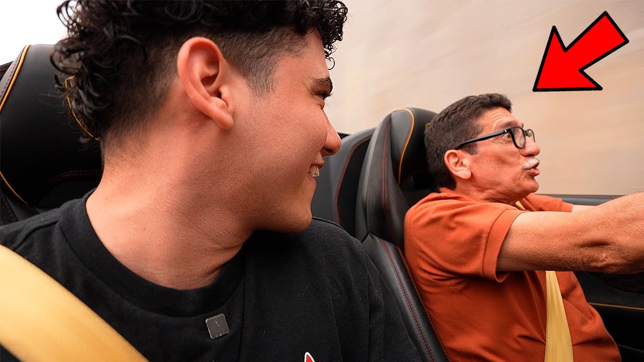 Le preste el LAMBORGHINI a mi PAPA