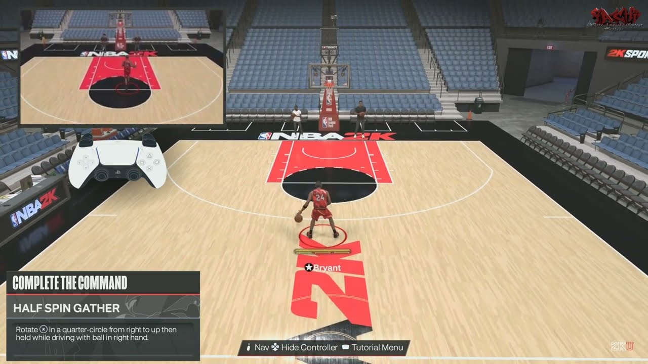 NBA 2K24 How To Half Spin Gather | Shooting Tutorial