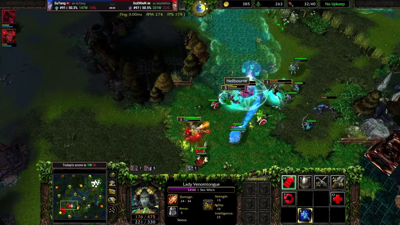 【急功近利的巴西参赛人族 对着重生娜迦猛攻惨遭反噬】Warcraft III 1v1 vs 🇧🇷Human MMR 1815 W3C 2.0.3.2 魔兽争霸III：重制版