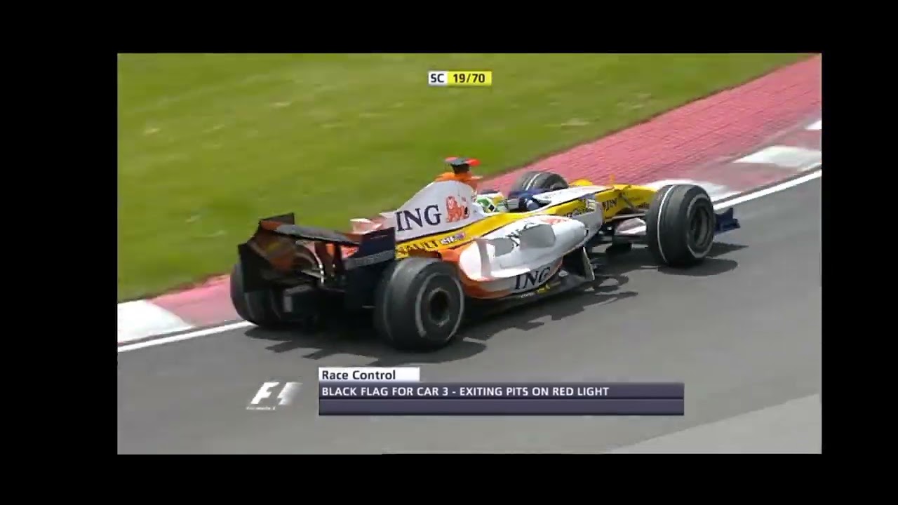double Black Flag (F1 2007 Canadian GP)