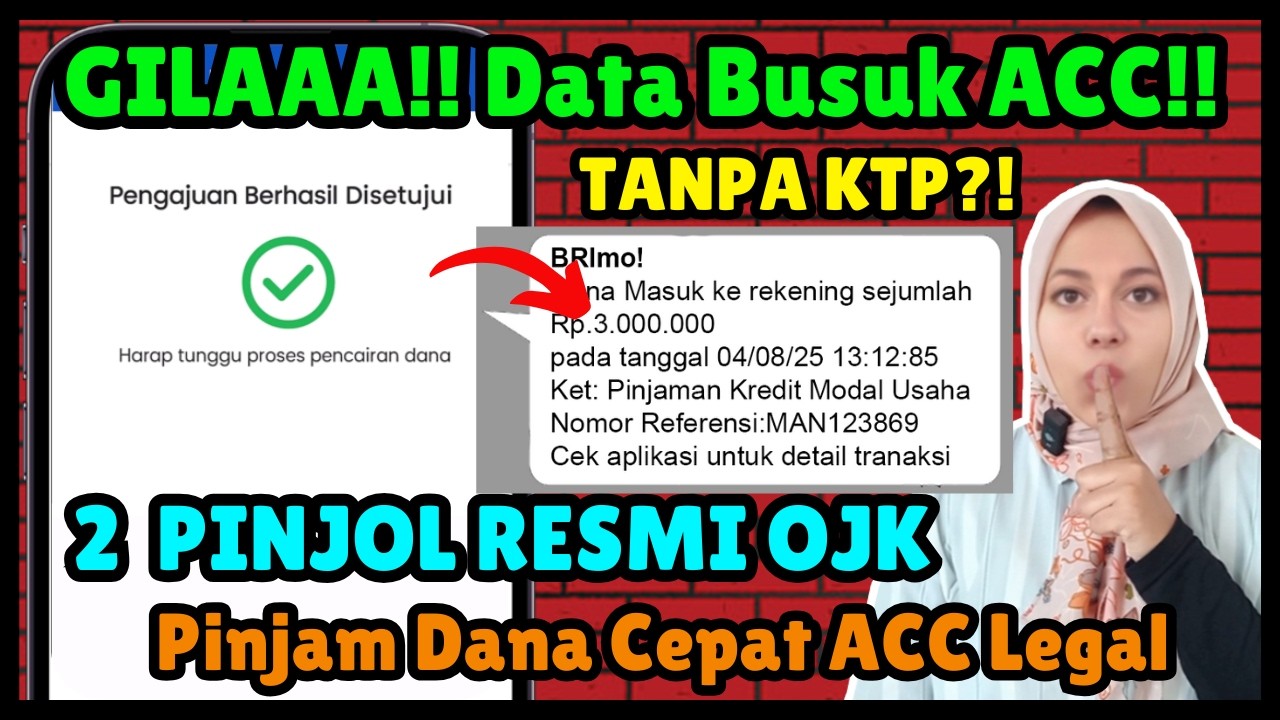 2 Aplikasi Pinjaman Online Resmi OJK | Pinjol Cepat Cair Aman 2026 | Pinjol Bunga Rendah Mudah Cair