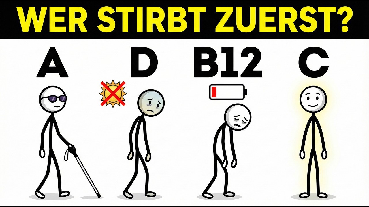 Welches Vitamin rettet dein Leben? – Alles über A, D, E, K & B12