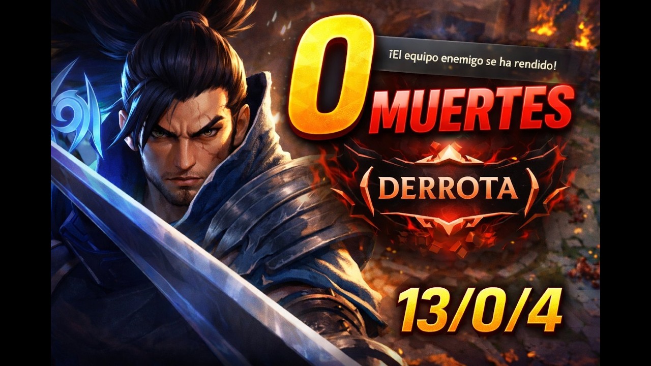 Yasuo PERFECTO: 0 Muertes y el Enemigo se Rinde | ¿Qué tranza bandera?