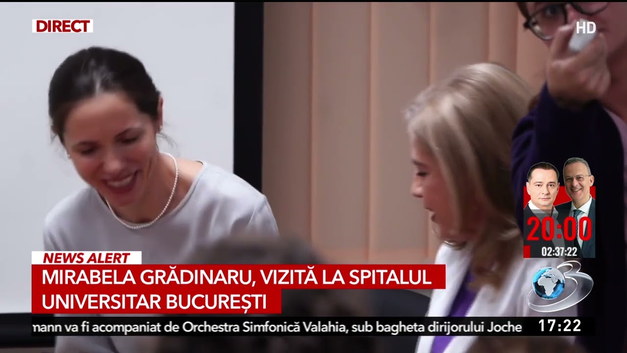 Mirabela Grădinaru, declarații emoționante la Spitalul Universitar