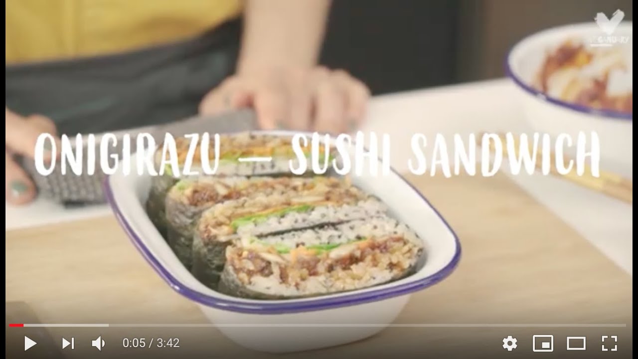 Onigirazu Sushi Sandwich - Sara Kiyo Popowa of Shiso Delicious
