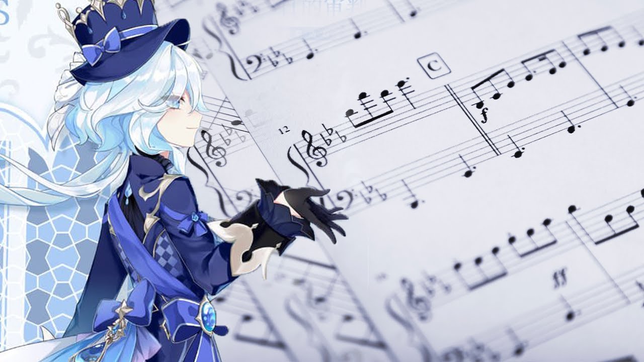 Genshin Impact OST 4.0 - Ballad of Many Waters - Sheet music for piano