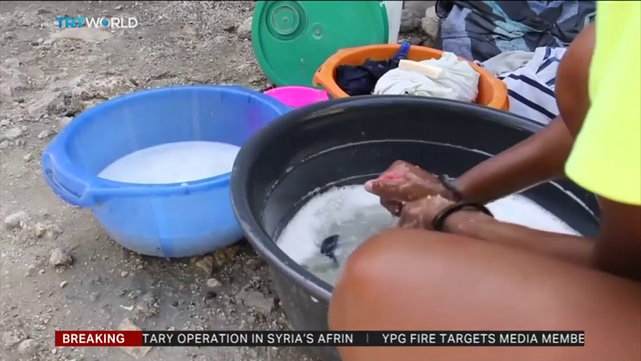 Haiti's poor struggle with a lack of clean water