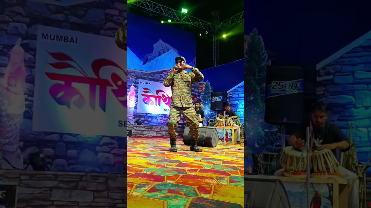 FOUJI LALIT MOHAN JOSHI  !! LIVE SHOW  !! MUMBAI  KAUTHIK !! KUMAUNI SONG! ! UTTARAKHAND