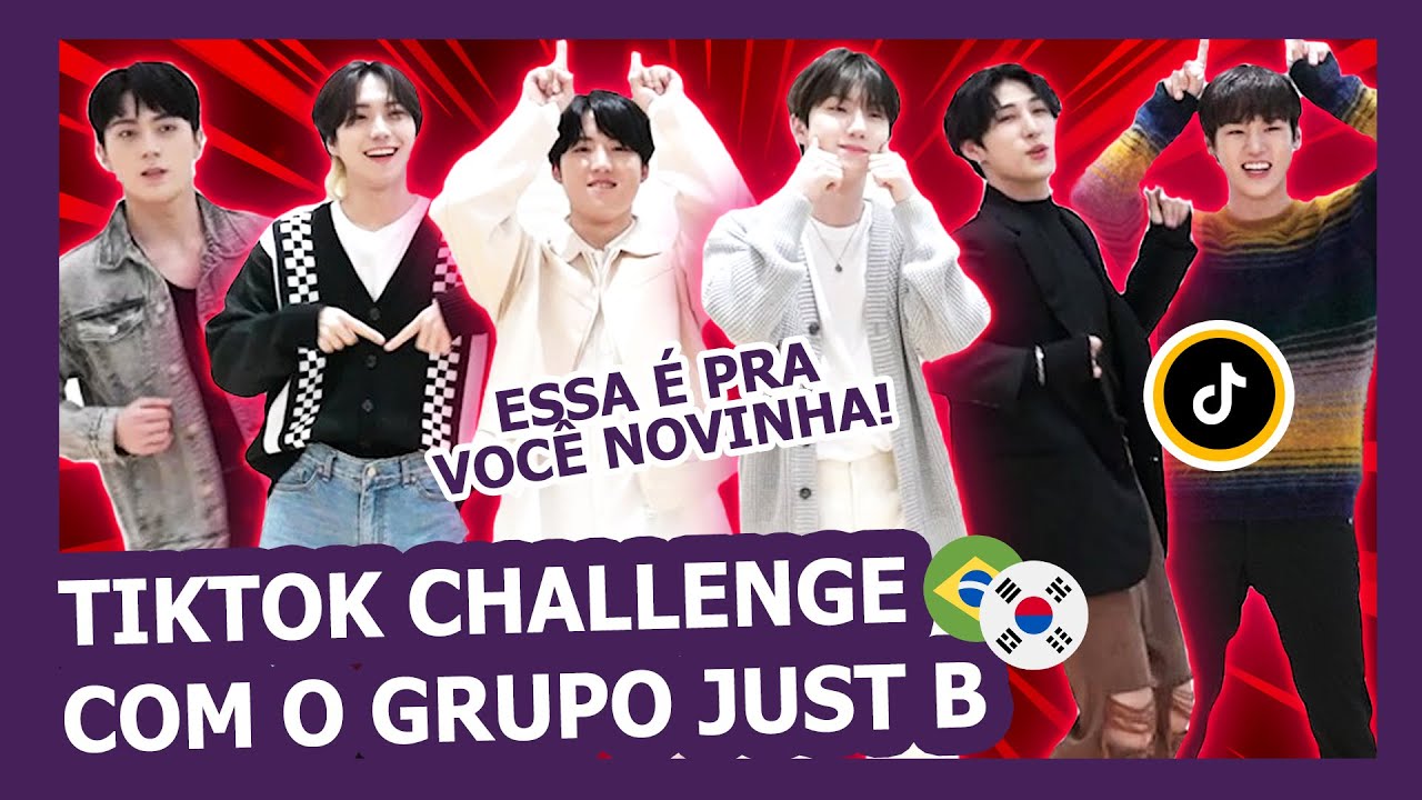 IDOLS DE KPOP DANÇAM TIKTOKS BRASILEIROS feat. JUST B