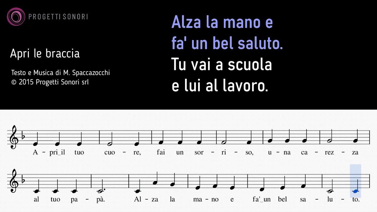 APRI LE BRACCIA - canzone per i Papà ❤