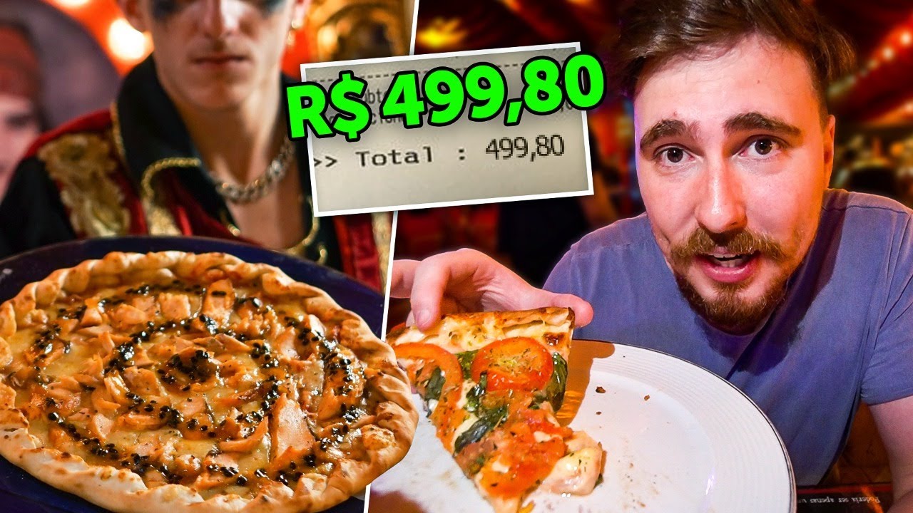 Rodizio de pizza mais caro do Brasil I Pizzaria Porto Cara de mau 🍕
