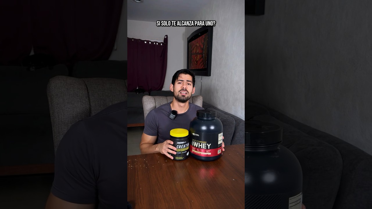Prote&iacute;na vs Creatina: &iquest;qu&eacute; suplemento comprar primero?🤔