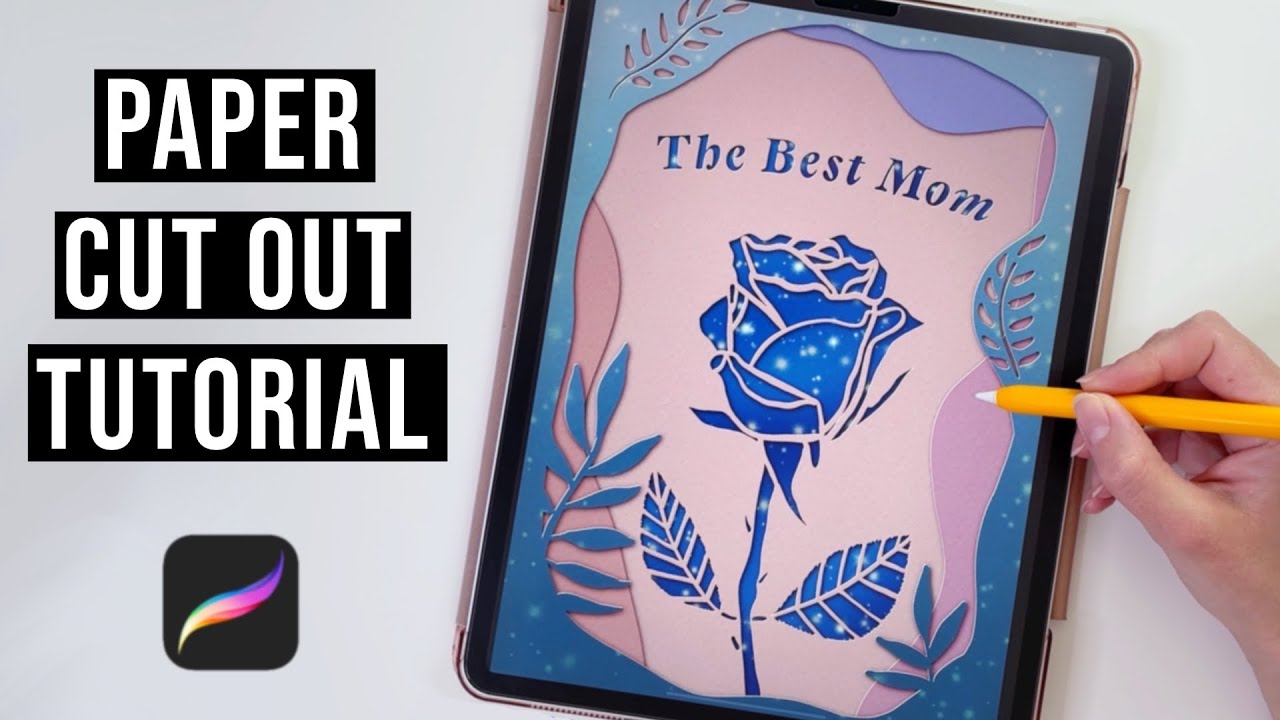 MOTHER'S DAY PAPER CUT OUT | Procreate Tutorial