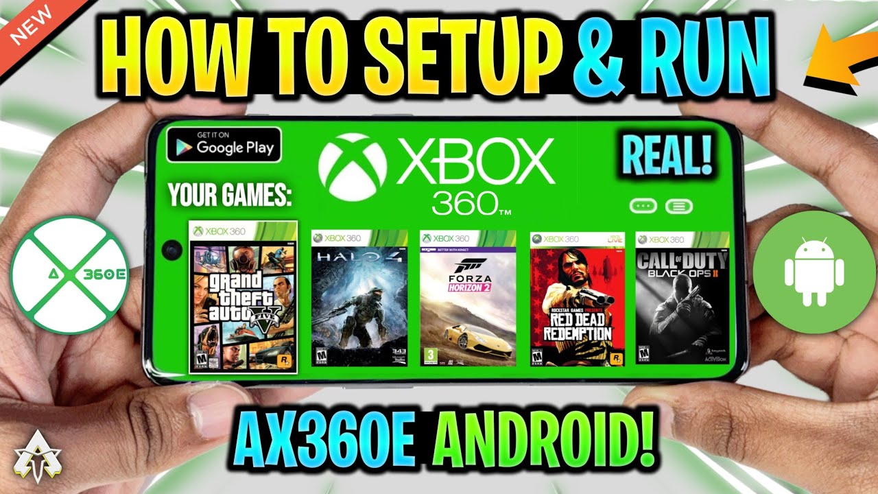 Как запустить игры для XBOX 360 на Android — настройка эмулятора AX360e и игровой процесс!