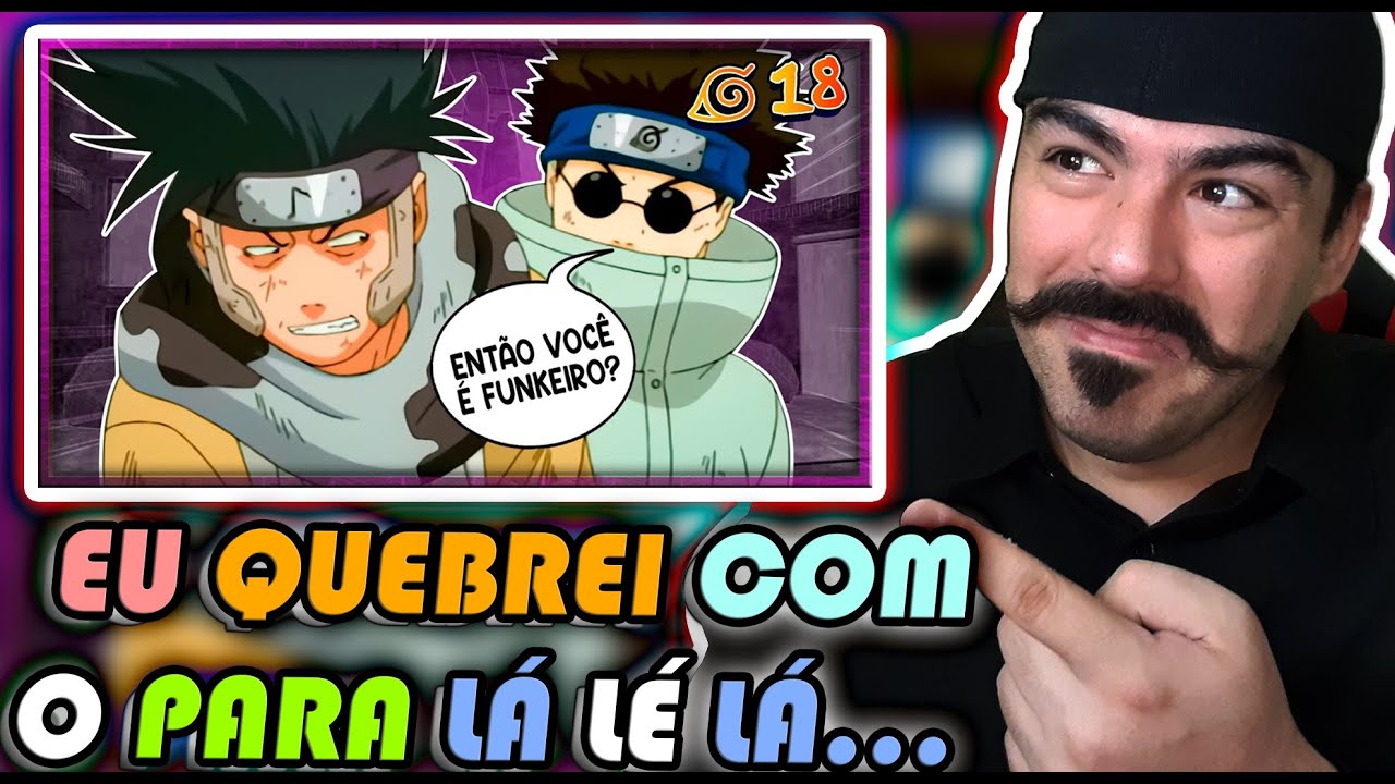 REACT - Malandragem Ninja: EPISÓDIO 18 - SHINO VS MC ZAZA!
