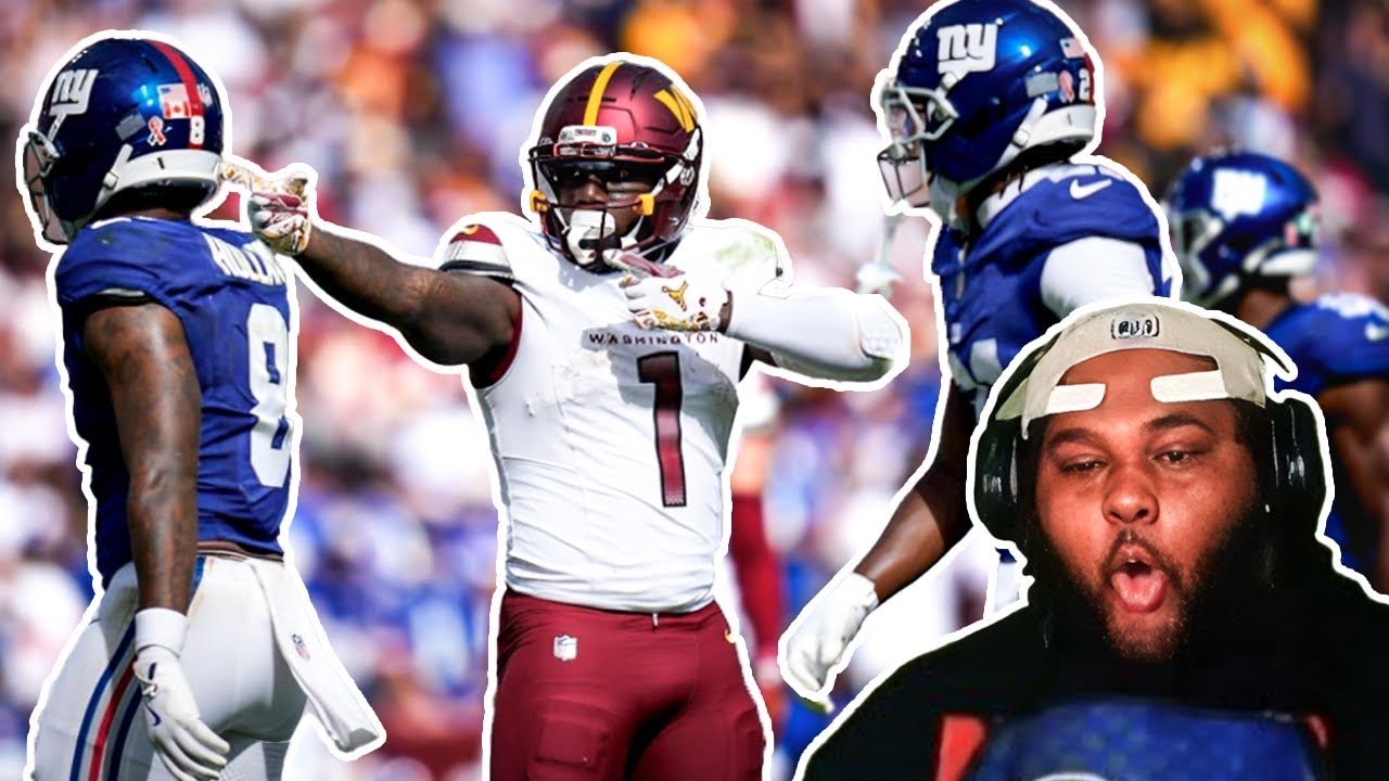 New York Giants vs Washington Commanders Game Highlights | NFL 2025 Season Week 1 (REACTION)