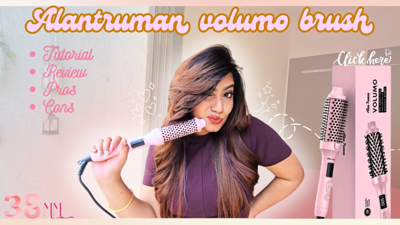 Alan Truman Volumo Brush Honest Review | Easy Blow-Dry at Home🩵