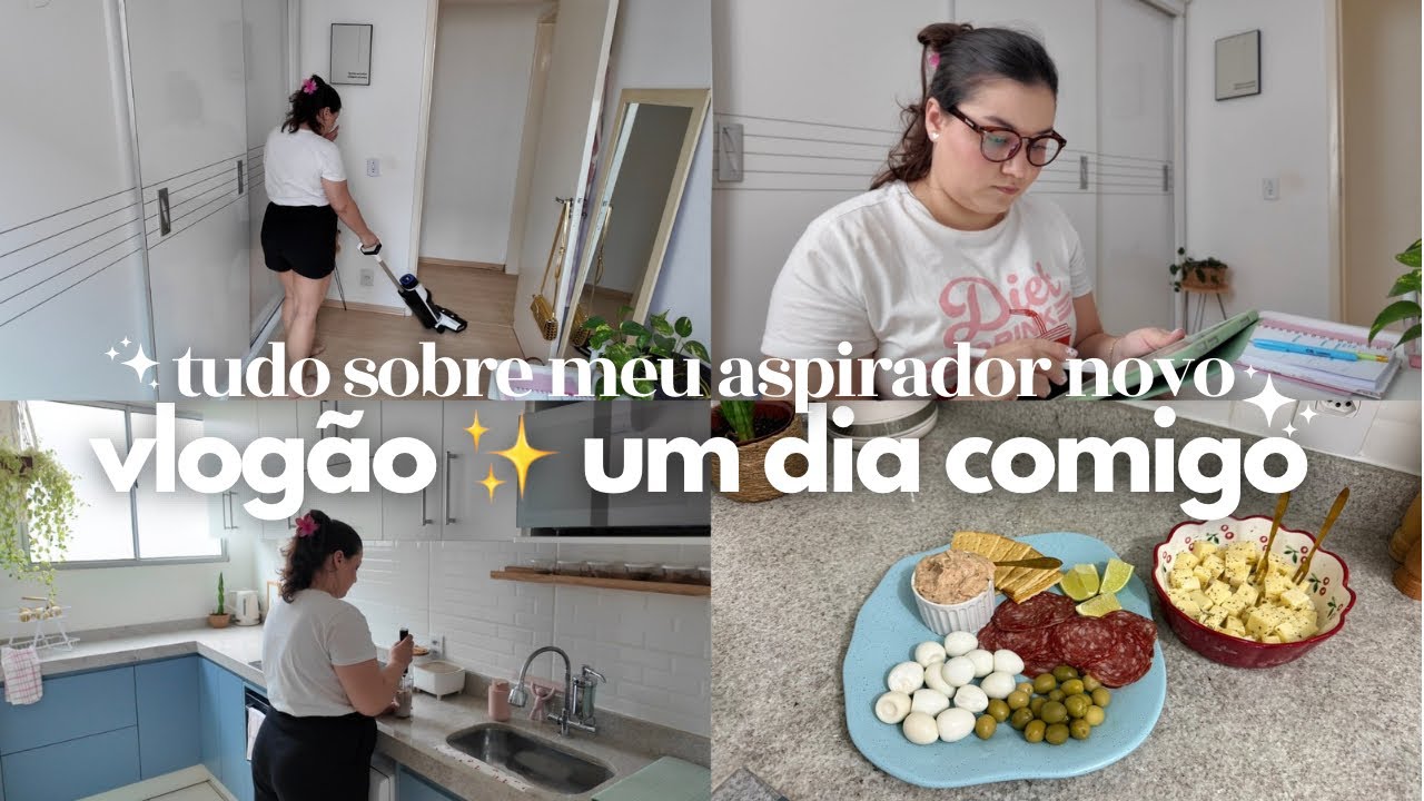 MEU ASPIRADOR NOVO FALA 😱, NOITE BOTECO A DOIS E UM DIA NA MINHA ROTINA 