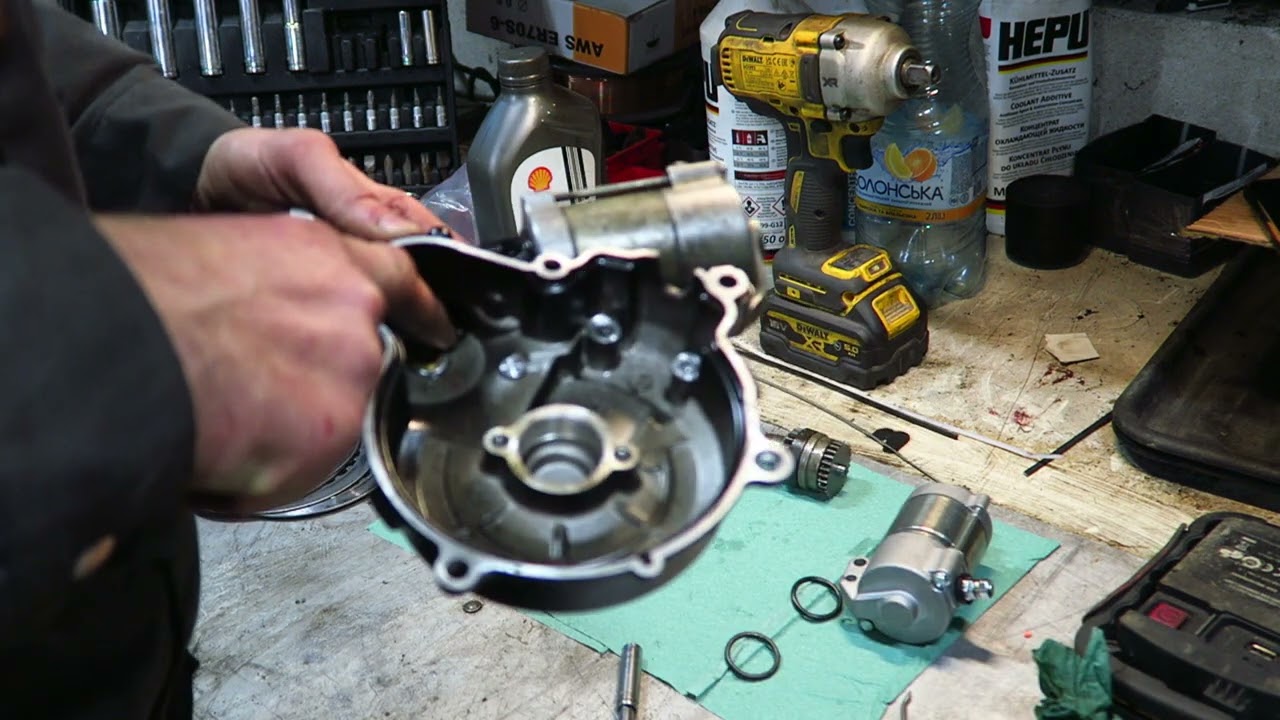Стартер КТМ ЕХС 300. Starter KTM EXC 300