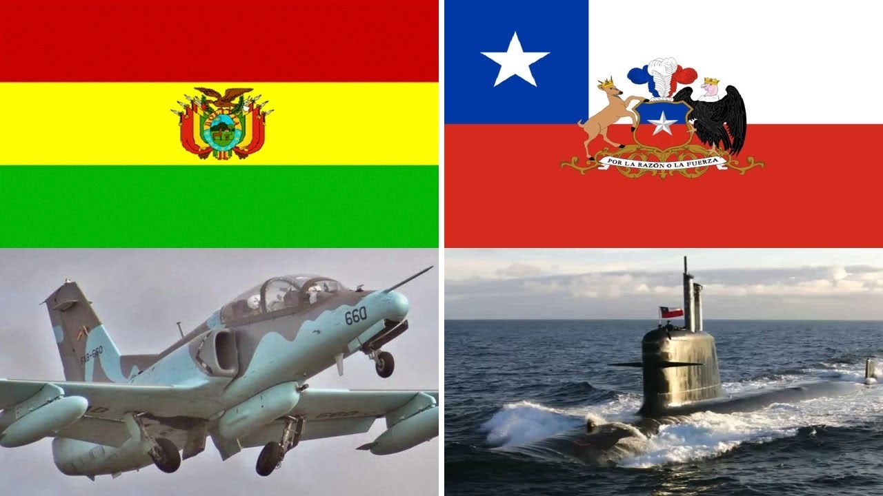 CHILE vs BOLIVIA en Poder Militar.