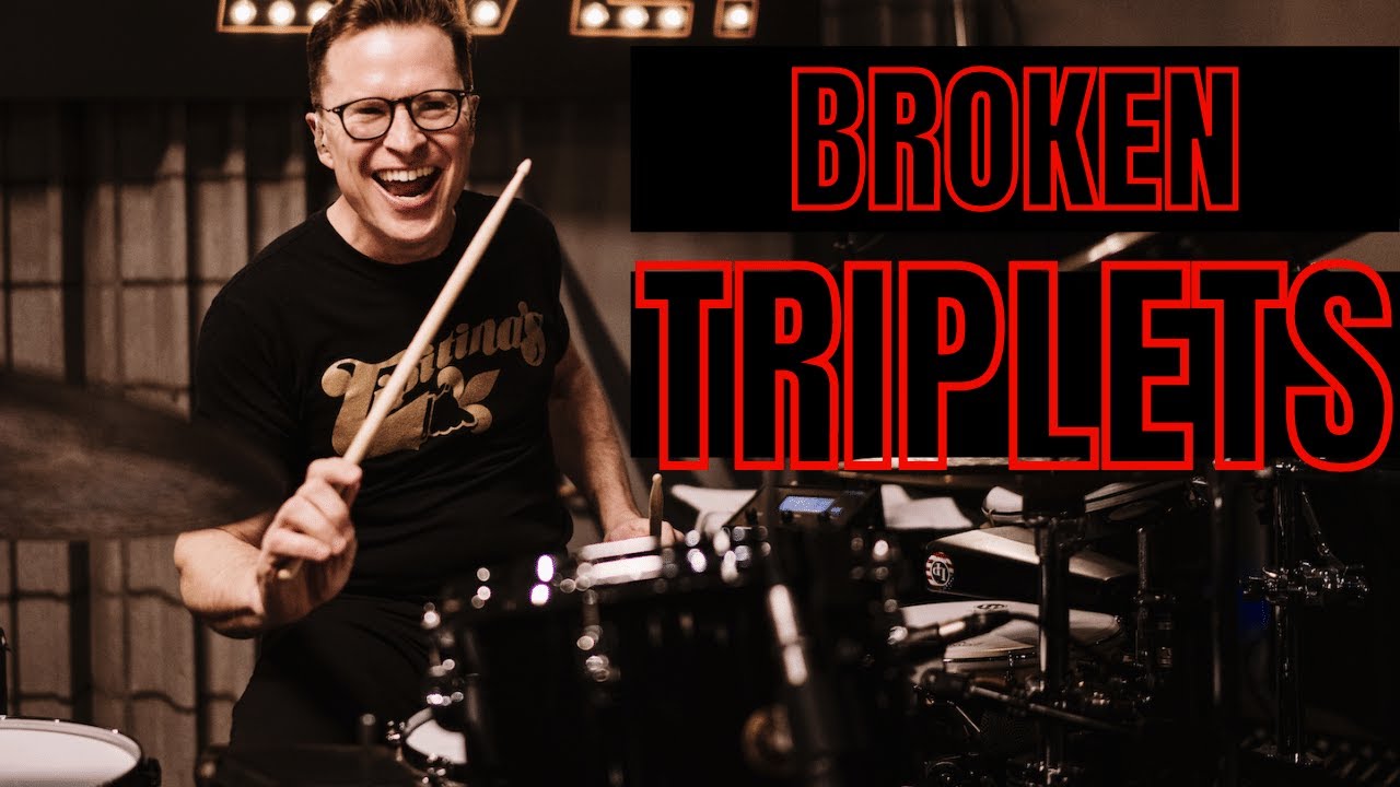 Learn How To Play A BROKEN TRIPLET Pattern on Drums