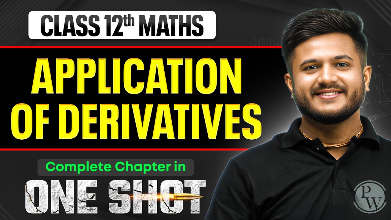 Application Of Derivatives Class 12 One Shot | NCERT Revision | Maths Chapter 6 | VIJETA 2026