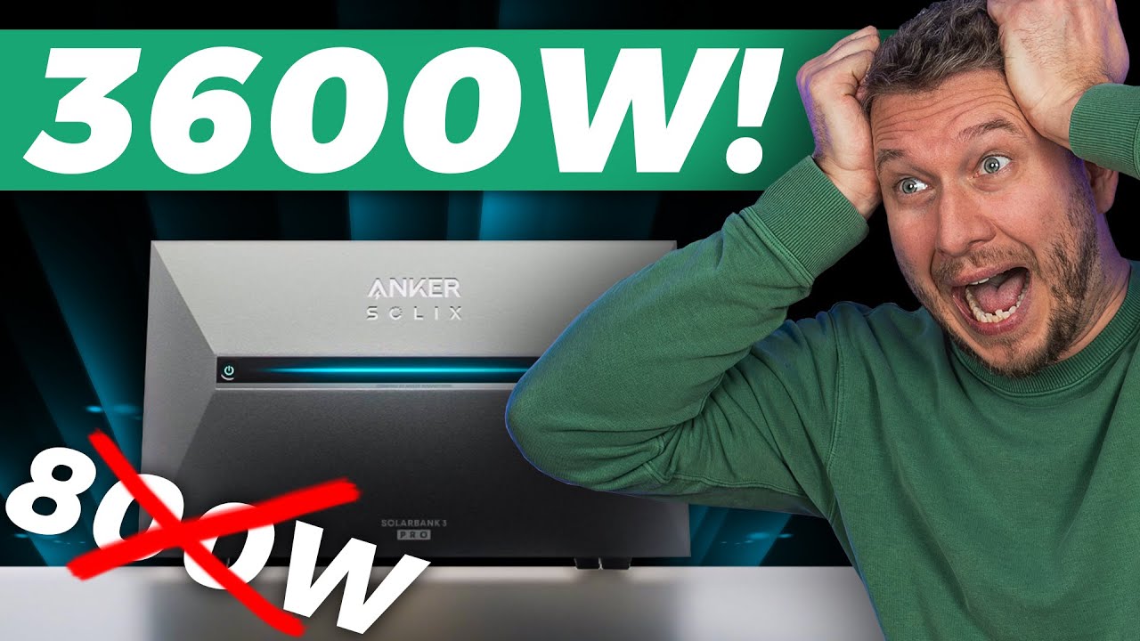 Balkonkraftwerk EXTREM mit KI Speicher hebelt 800 Watt Grenze aus! Anker Solarbank 3 Pro Test