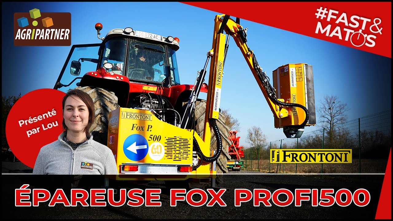 [FAST&MATOS] Epareuse FOX PROFI500, FRONTONI, by Agripartner