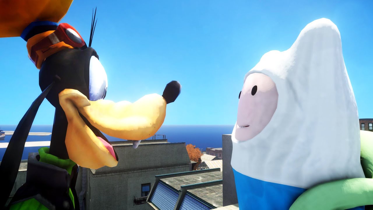 GOOFY VS FINN THE HUMAN