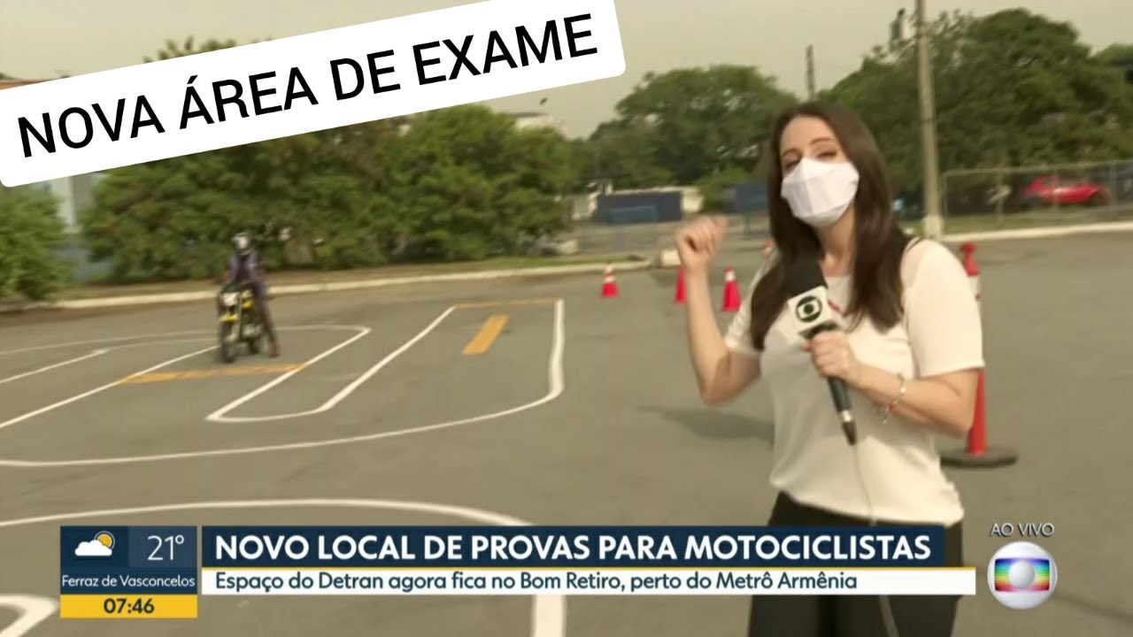 NOVA ÁREA DE EXAME PARA MOTOS DETRAN SÃO PAULO SP