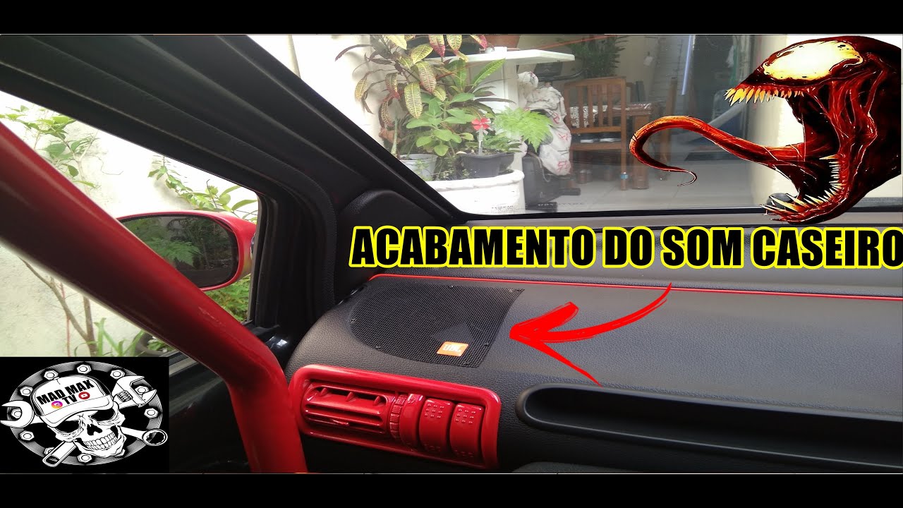 COMO FAZER ,TELINHA DO SOM TWINGO VENOM, CUSTO ZERO!!!