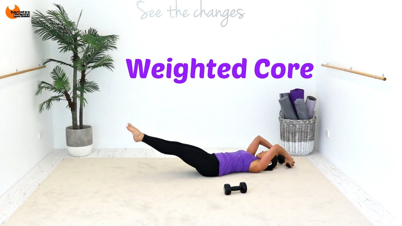 Abs Workout with Weights - BARLATES BODY BLITZ Weighted Core with Linda Wooldridge
