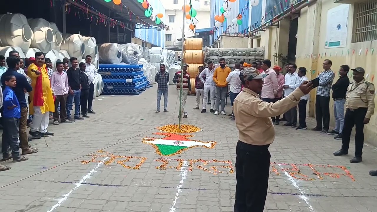 Republic 🇮🇳 day ke din hamare BirlaNu pipes & fiting and Tanki fectory me song compitition time
