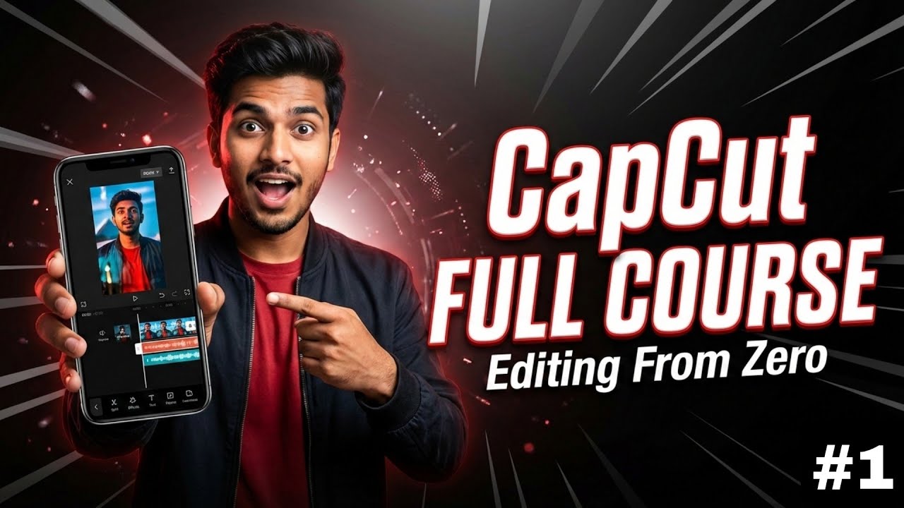 CapCut Tutorial for Beginners 2026 | Complete Mobile Editing Course Hindi