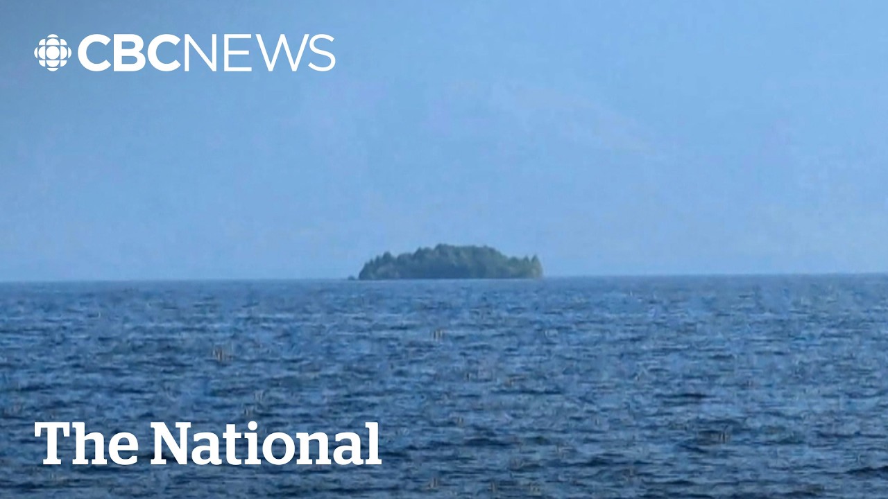 Mysterious island appears, then disappears, on northern B.C. lake
