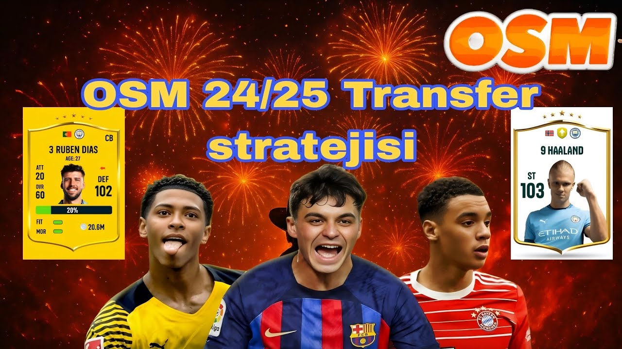 OSM 25/26 Transfer Rehberi ⚡ En İyi Oyuncular ve Taktikler ! ONLİNE SOCCER MANAGER 