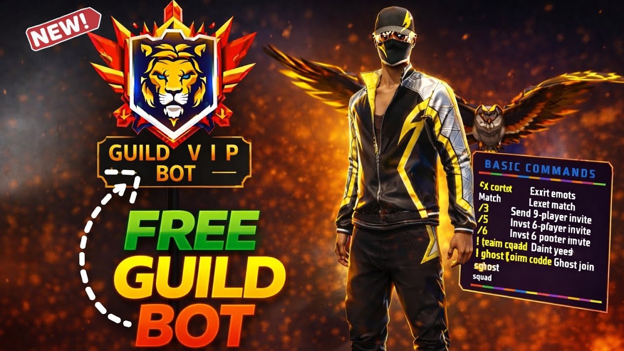 Free Fire Guild Glory Bot 🤖 After OB52 Update | Full Setup Video 100% Working 🎯